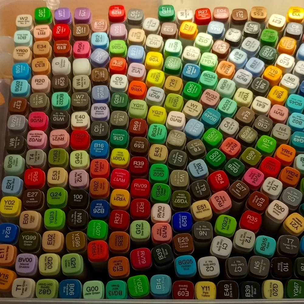 BRAND NEW COPIC MARKERS 373 IN TOTAL